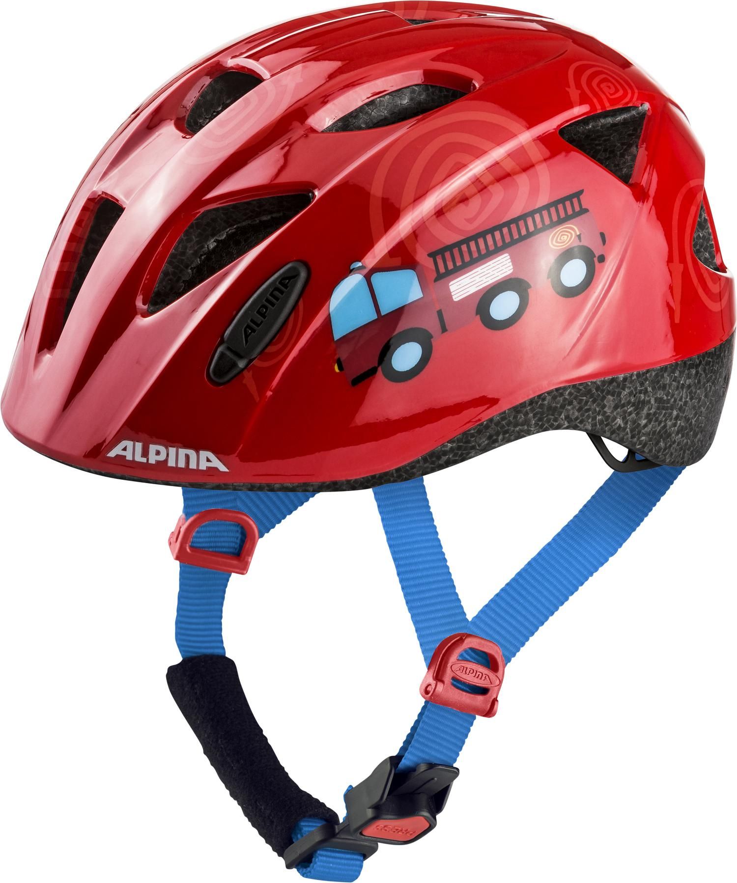 Alpina XIMO, dječija kaciga, crvena