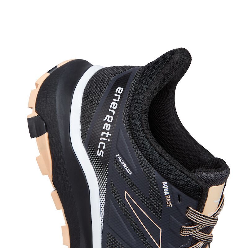 Energetics ZYROX TRAIL II AQB W, ženske patike za trail trčanje, crna