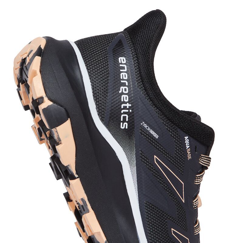 Energetics ZYROX TRAIL II AQB W, ženske patike za trail trčanje, crna