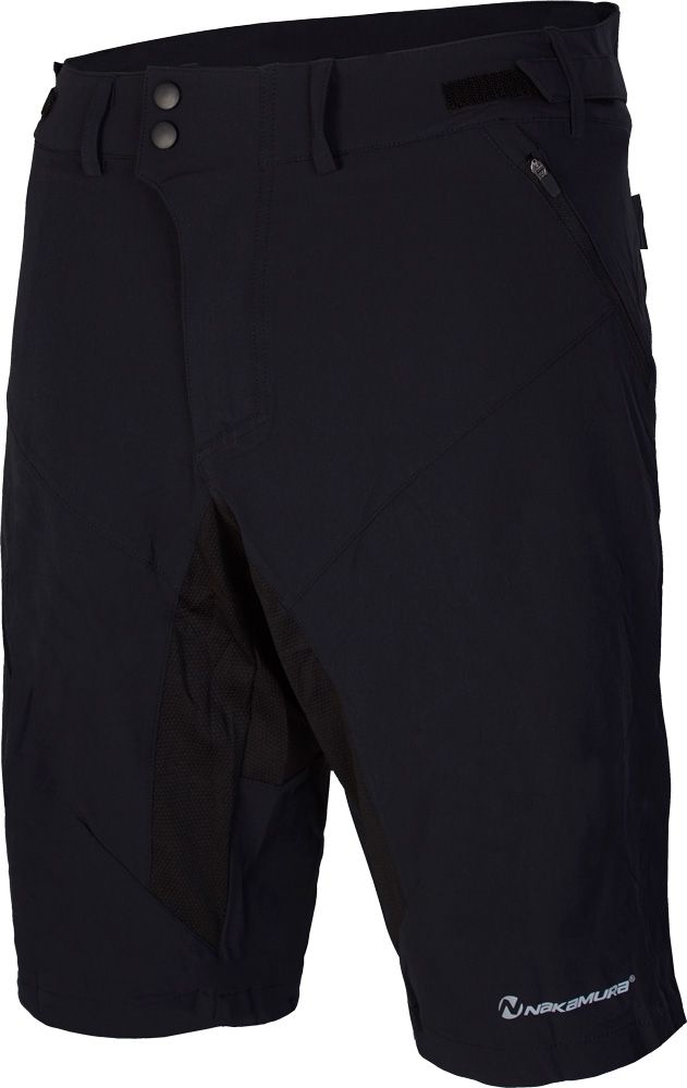 Nakamura GRAVEL SHORTS, muški šorc za biciklizam, crna