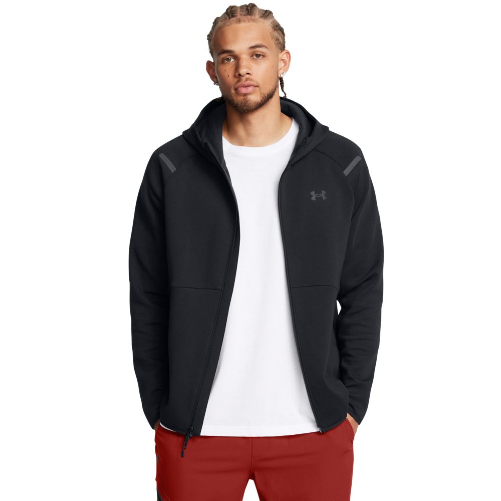 Under Armour UNSTOPPABLE FLC FZ HD EU, muški duks, crna