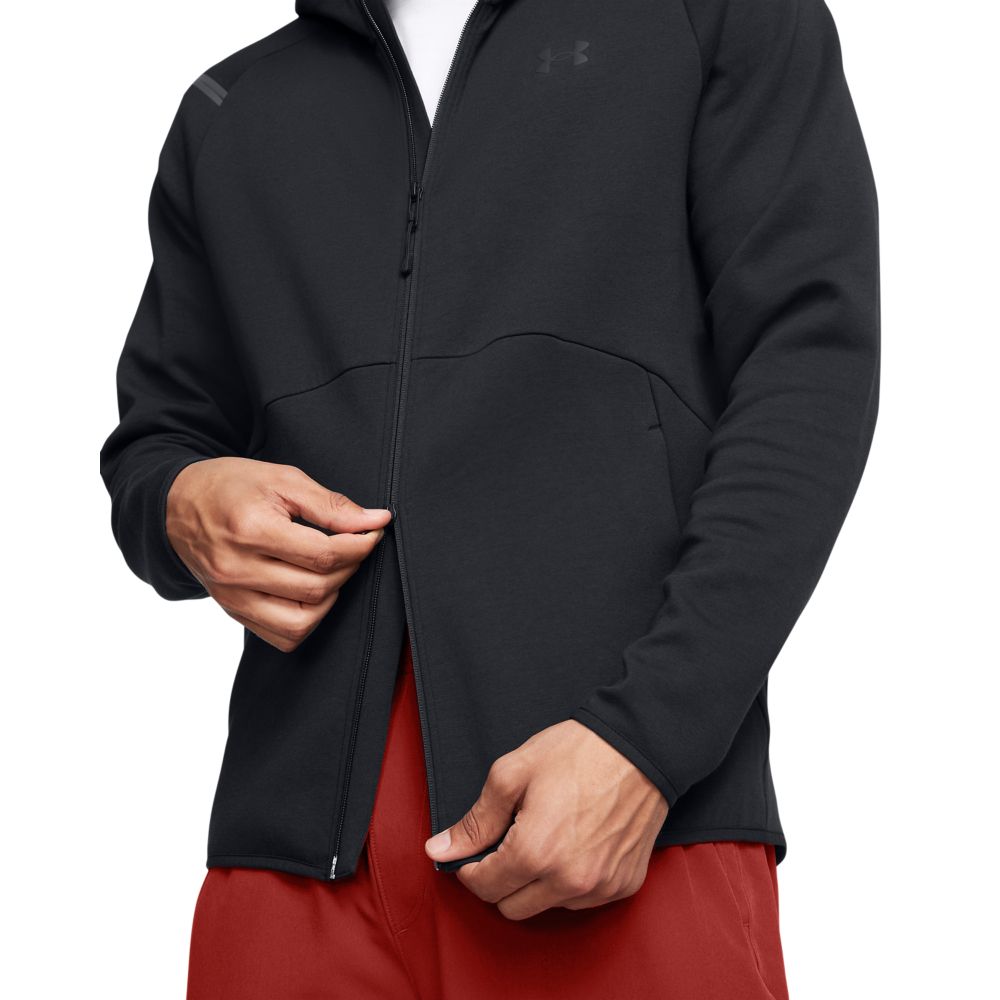 Under Armour UNSTOPPABLE FLC FZ HD EU, muški duks, crna
