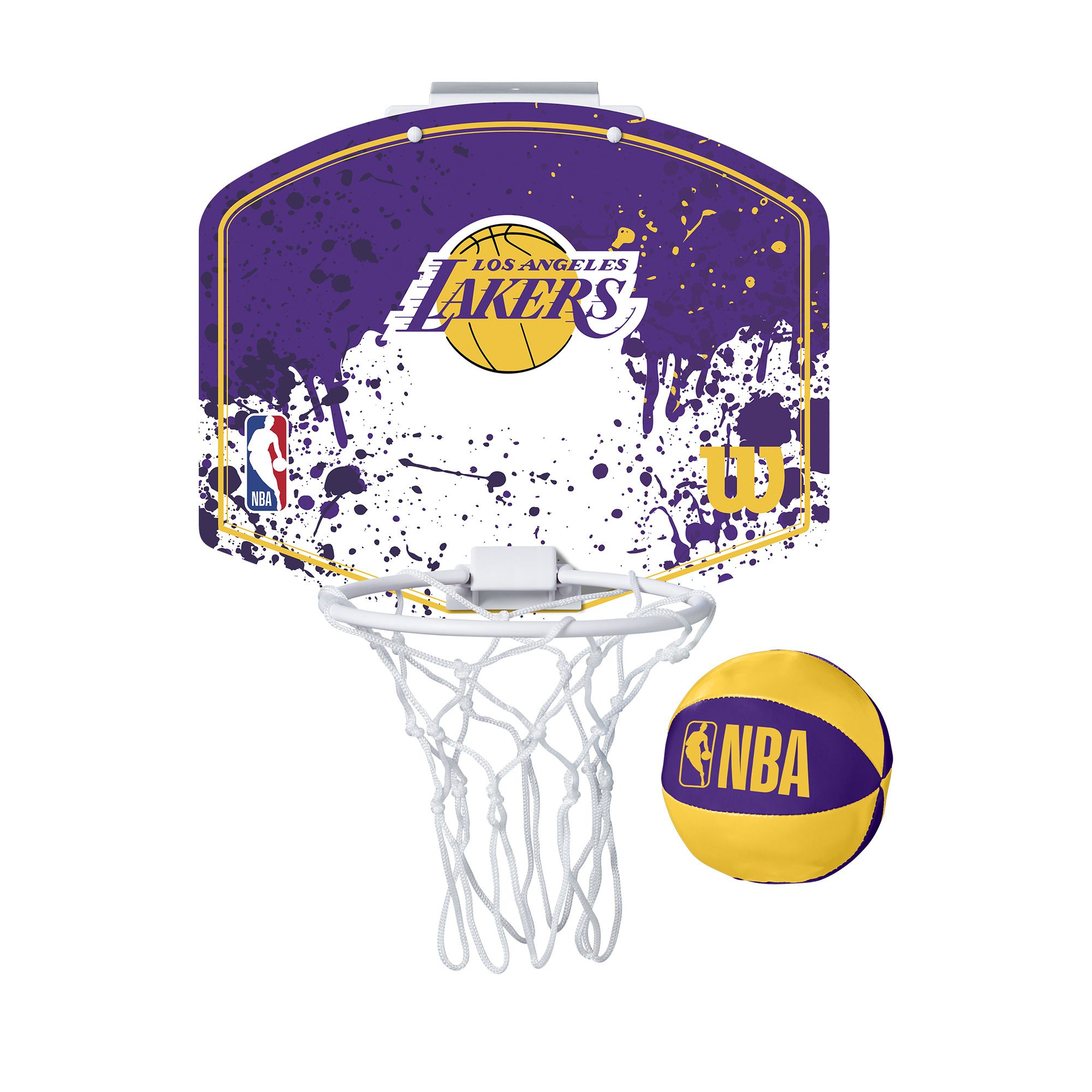 Wilson NBA TEAM MINI HOOP LA LAKERS, tabla sa obručem, ljubičasta