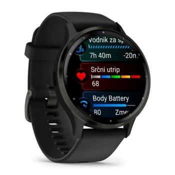 Garmin VENU 3, sat, crna