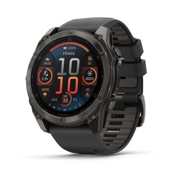 Garmin FENIX 8 AMOLED SAPPHIRE - 51 MM, sat, crna