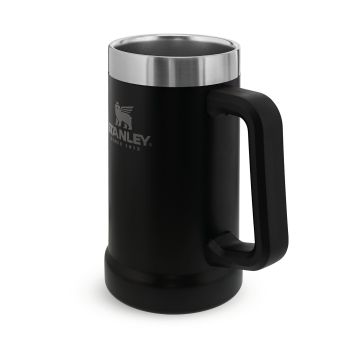 Stanley ADVENTURE BIG GRIP BEER STEIN, alu termos boca kamp, crna