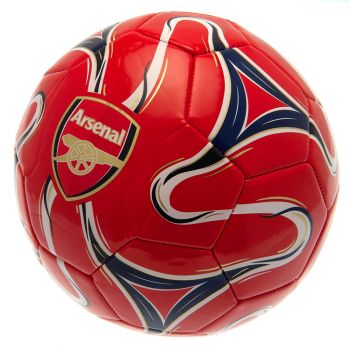 Football Clubs ARSENAL FC, lopta za fudbal, crvena