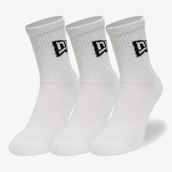 New Era FLAG CREW NE, čarape za fitnes, bijela