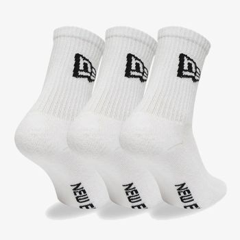New Era FLAG CREW NE, čarape za fitnes, bijela