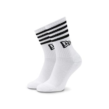 New Era STRIPE CREW ONE, čarape za fitnes, bijela