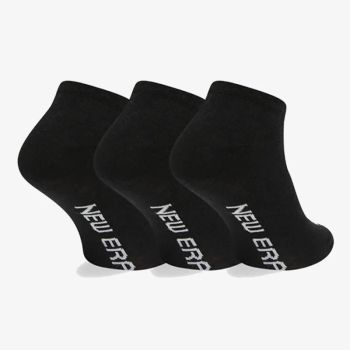 New Era FLAG SNEAKER NE 3PACK, čarape, crna