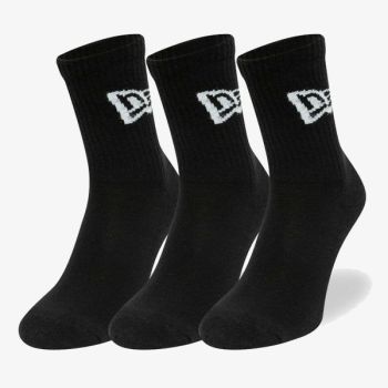 New Era FLAG CREW NE, čarape za fitnes, crna