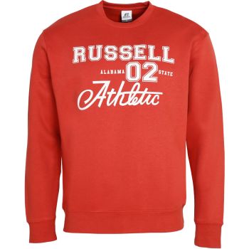 Russell Athletic CREWNECK SWEATSHIRT, muški duks, crvena