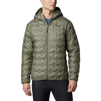 Columbia DELTA RIDGE DOWN HOODED JACKET, muška jakna za planinarenje, zelena
