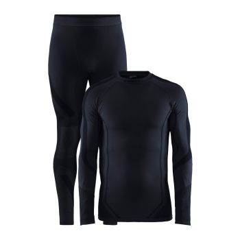 Craft CORE DRY FUSEKNIT SET M, muški donji veš set, crna