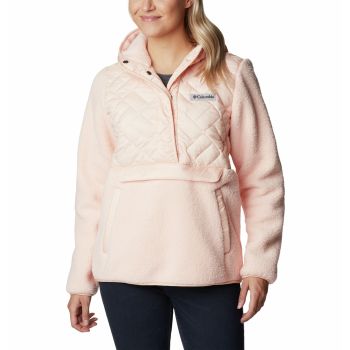 Columbia SWEET VIEW FLEECE HOODED PULLOVER, ženski duks za planinarenje, roza
