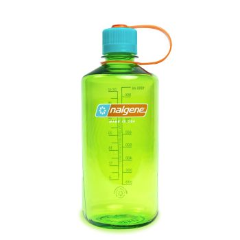 Nalgene NARROW MOUTH 1000ML, boca pvc, zelena