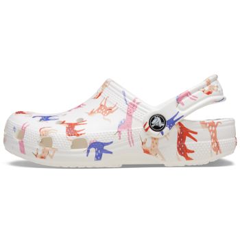 Crocs CLASSIC CHARACTER PRINT CLOG T, dječije papuče, bijela