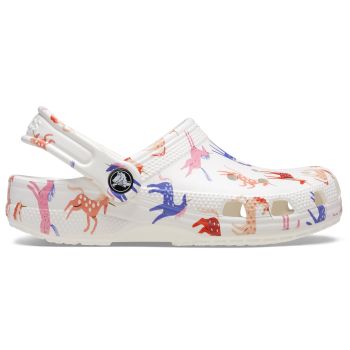 Crocs CLASSIC CHARACTER PRINT CLOG T, dječije papuče, bijela