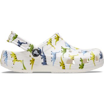 Crocs CLASSIC CHARACTER PRINT CLOG T, dječije papuče, bijela