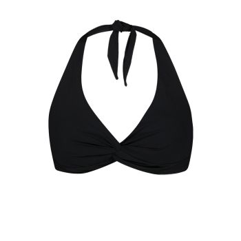 Barts SOLID CROSS HALTER, ženski kupaći gornji dio, crna