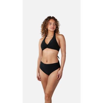 Barts SOLID CROSS HALTER, ženski kupaći gornji dio, crna