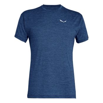 Salewa PUEZ MELANGE DRY M S/S TEE, muška majica za planinarenje, plava