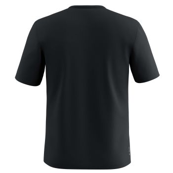 Salewa SOLIDLOGO DRY M T-SHIRT, muška majica za planinarenje, crna