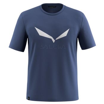 Salewa SOLIDLOGO DRY M T-SHIRT, muška majica za planinarenje, plava