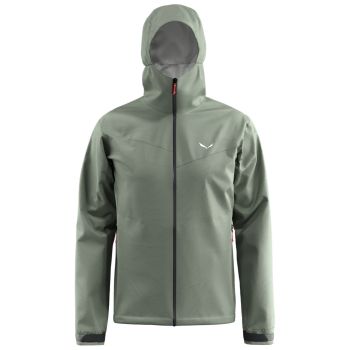 Salewa PUEZ 2.5L PTX JACKET M, muška jakna za planinarenje, zelena