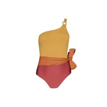 Barts RIOOS ONE SHOULDER ONE PIECE, ženski kupaći, crvena