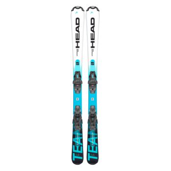 Head SUPERSHAPE TEAM EASY + JRS 7,5 GW AC, set dječiji all round skija, plava