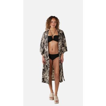 Barts LUCIAGA KIMONO, ženska haljina, crna
