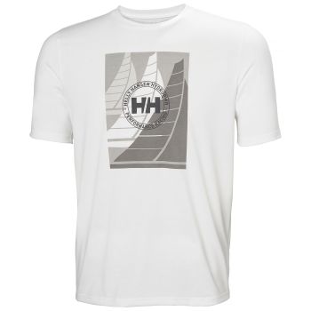 Helly Hansen HP RACE GRAPHIC T-SHIRT, muška majica, bijela