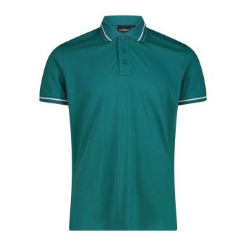 CMP MAN POLO, muška polo majica za planinarenje, zelena