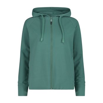 CMP WOMAN CO JACKET FIX HOOD, ženski duks, zelena