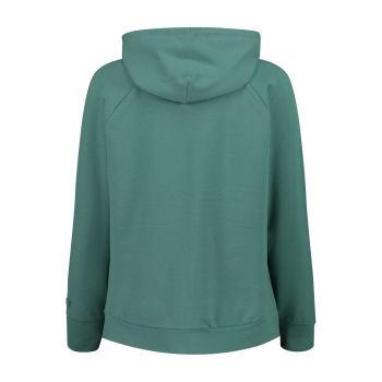 CMP WOMAN CO JACKET FIX HOOD, ženski duks, zelena