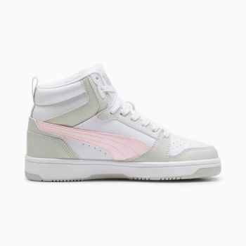 Puma REBOUND V6 MID JR, dječije patike za slobodno vrijeme, bijela