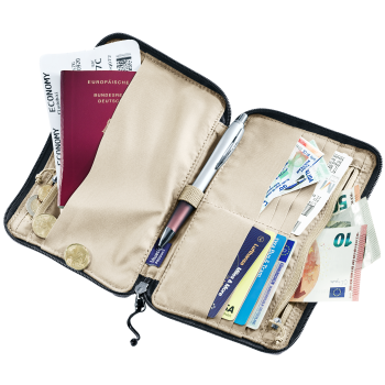 Deuter TRAVEL WALLET, novčanik, crna