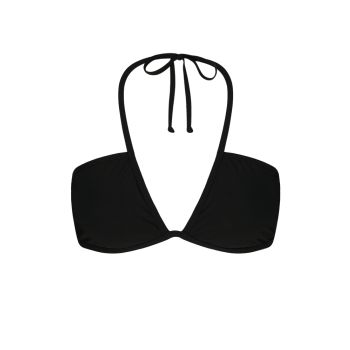 Barts SOLID PLUNGE HALTER, ženski kupaći gornji dio, crna