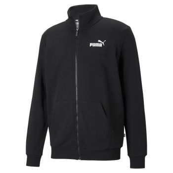 Puma ESS TRACK JACKET TR, muški duks bez kapuljače, crna