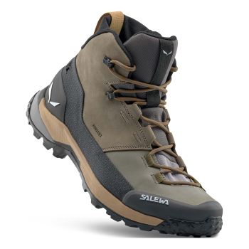 Salewa PUEZ LEATHER MID PTX M, muške planinarske cipele, braon