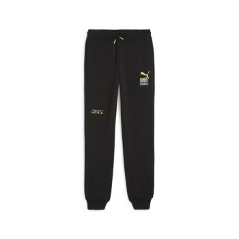 Puma CLASSICS BRAND LOVE SWEATPANTS TR B, dječiji donji dio trenerke, crna