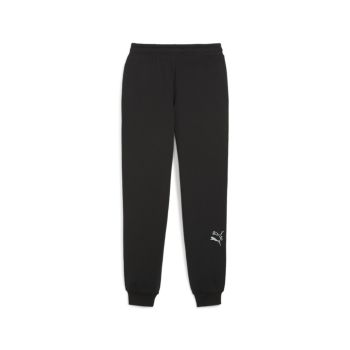 Puma CLASSICS BRAND LOVE SWEATPANTS TR B, dječiji donji dio trenerke, crna