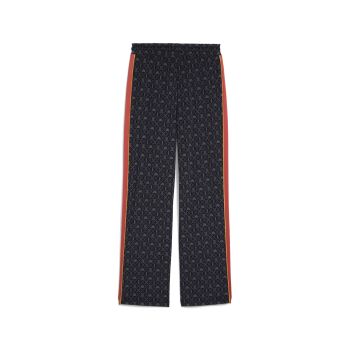 Puma ROAD TO UNITY AOP STRAIGHT TRACK PANTS DK OP, ženski donji dio trenerke, plava