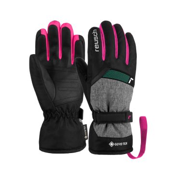 Reusch FLASH GORE-TEX JUNIOR, dječije rukavice za skijanje, crna