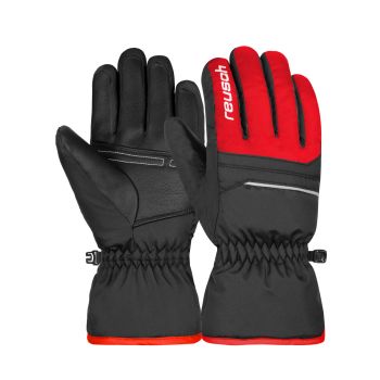 Reusch ALAN JUNIOR, dječije rukavice za skijanje, crna