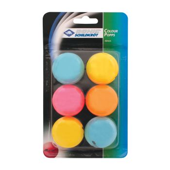 Donic COLOUR POPPS 6/1, loptica za stoni tenis, šarena