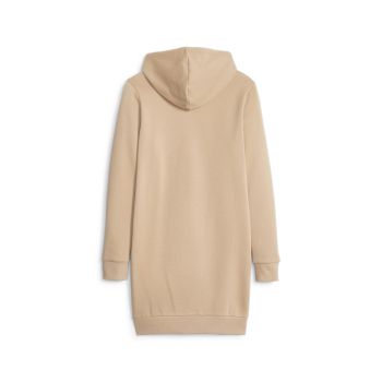 Puma ESS LOGO HOODED DRESS FL, ženski duks, bež