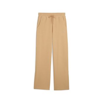 Puma HER COMFORT HIGH-WAIST STRAIGHT PANTS, ženski donji dio trenerke, bež